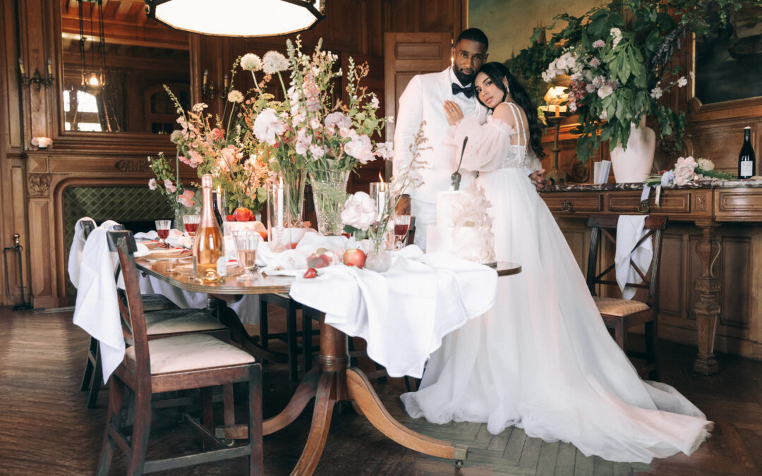 Un mariage romantique et glamour au château