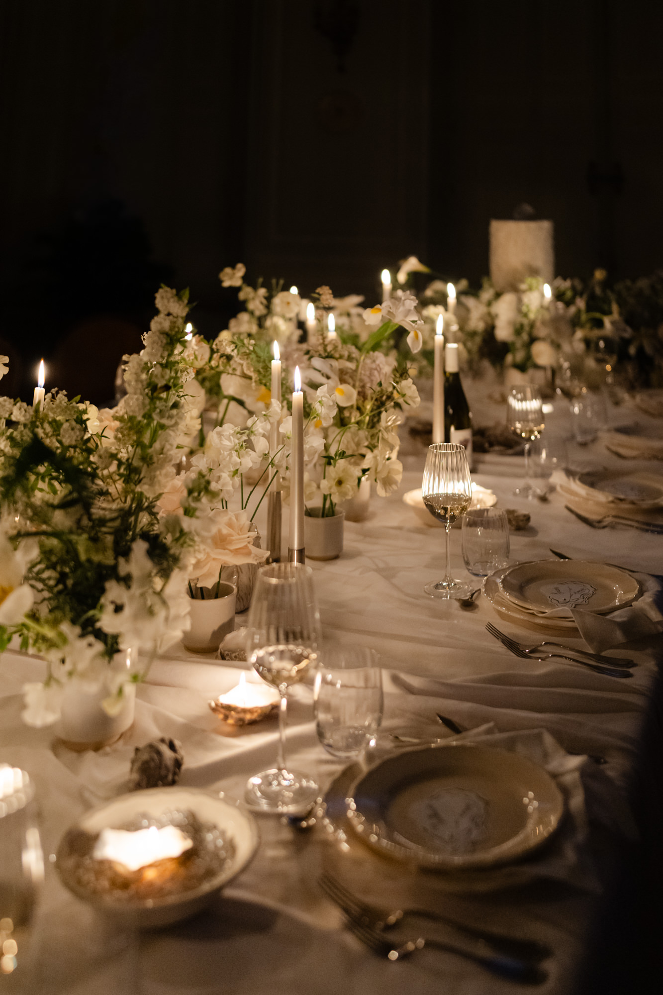 décoration table mariage moderne aesthetic