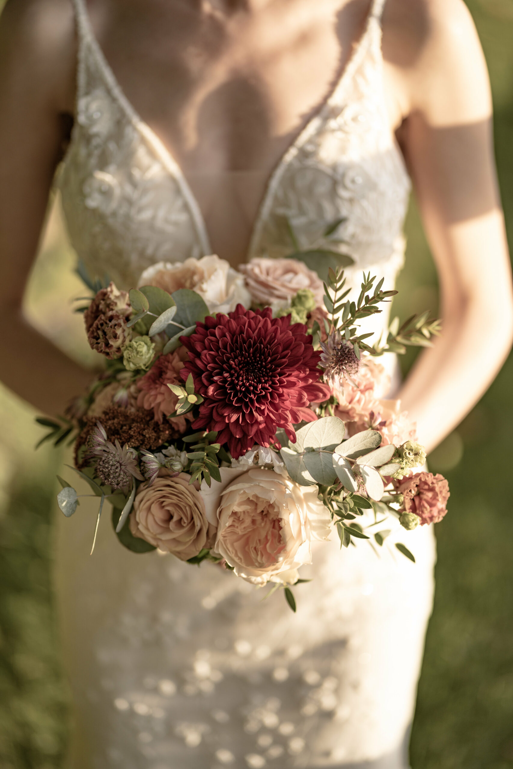 bouquet de mariée automnale