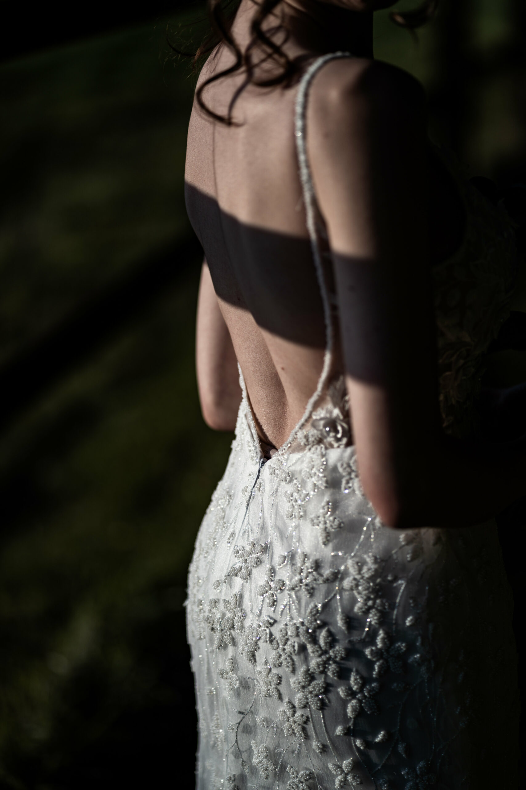 robe de mariée dos nu en dentelle