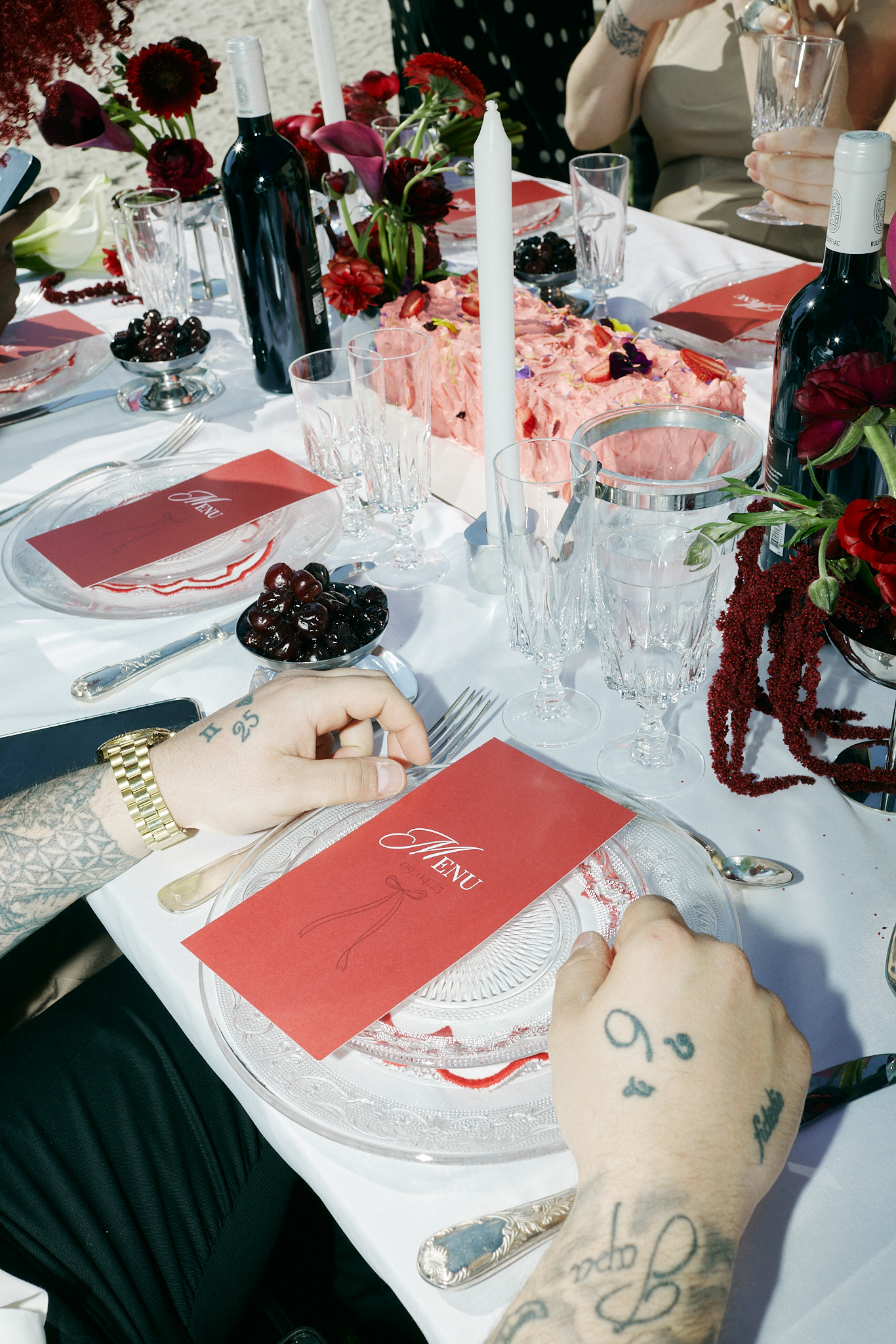 papeterie mariage rouge